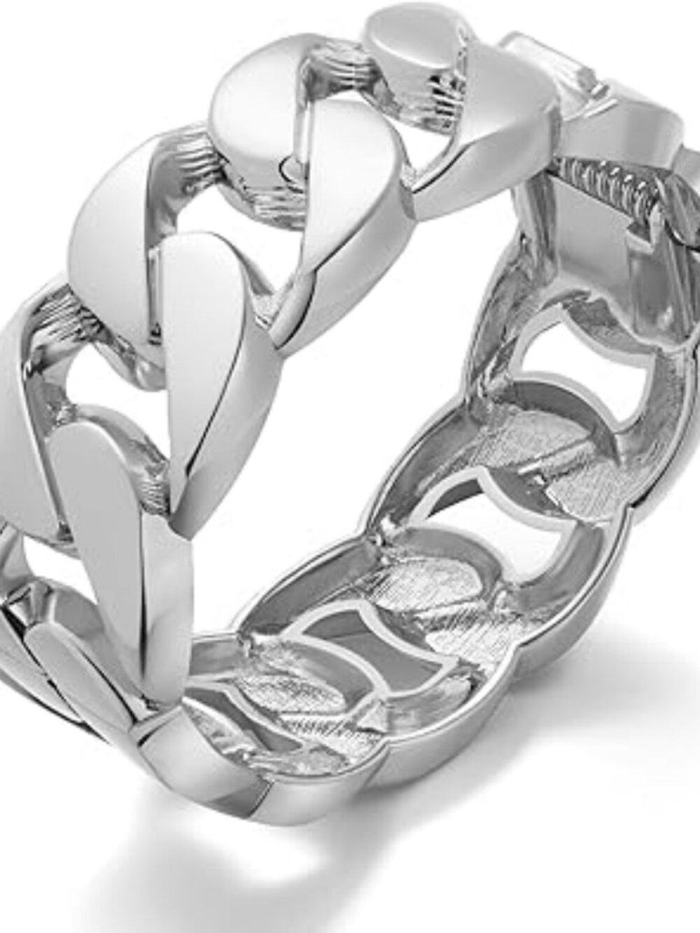 NEW Chunky Silver Bangle Bracelets Thick Wide Hinged Cuff Bracelet Twisted
